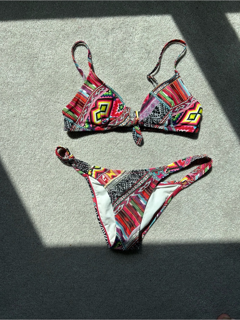 Multi color bikini set